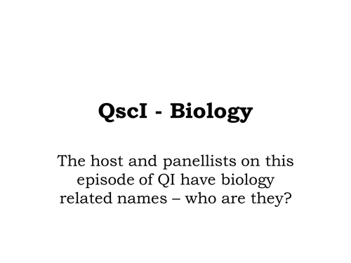 QSci - Biology