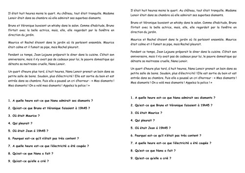 Un crime au Chateau - Expo 3 Rouge Module 4