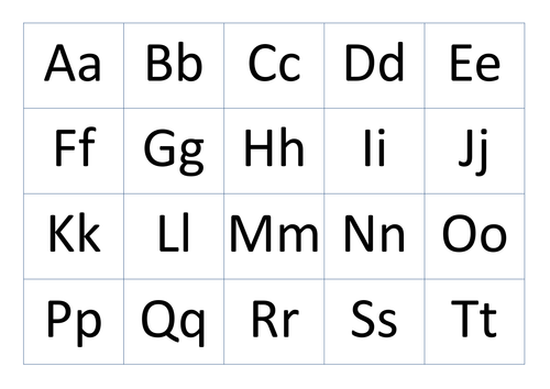 alphabet flashcards teaching resources
