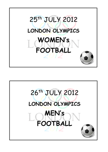 London 2012 Olympics Day-by-Day Schedule