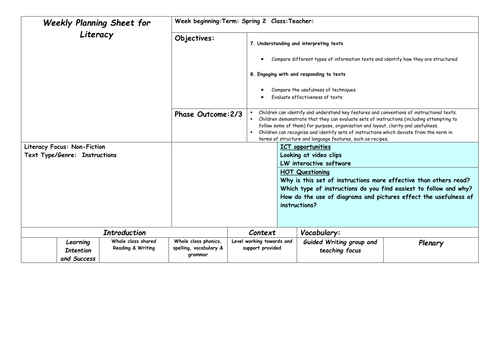 year-5-instructions-unit-planning-teaching-resources