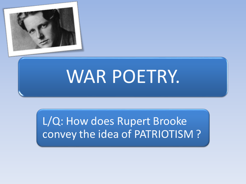 If I should die... Rupert Brooke