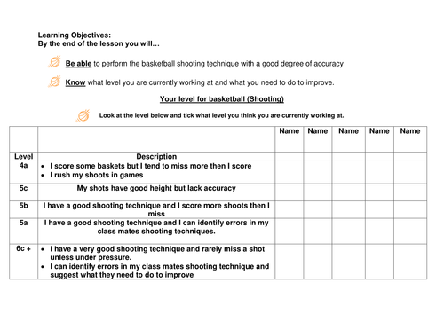 B'Ball Set shot resource