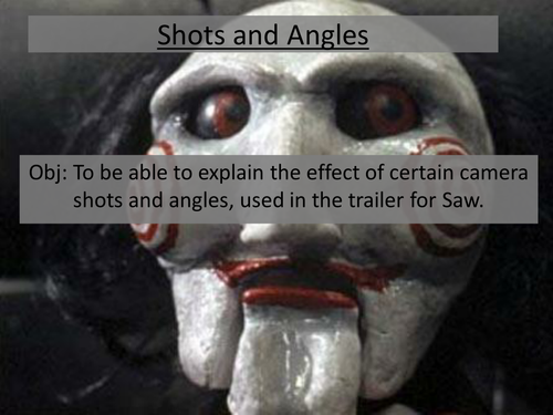 GCSE Media Studies - SAW Trailer Lesson 2