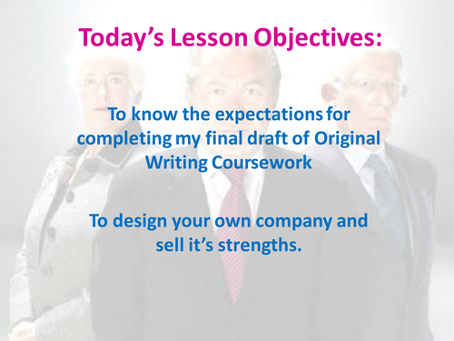 Apprentice Scheme - Analytical Writing - lesson 3