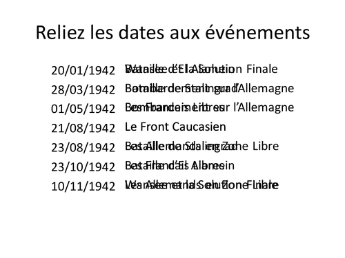 1943 - La seconde guerre mondiale