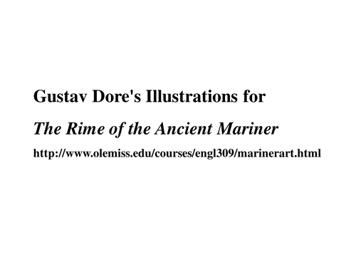 Rime Of the Ancient Mariner full PP lesson 6