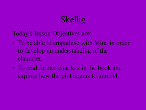 Skelling Lessons - Mina's Diary (8)