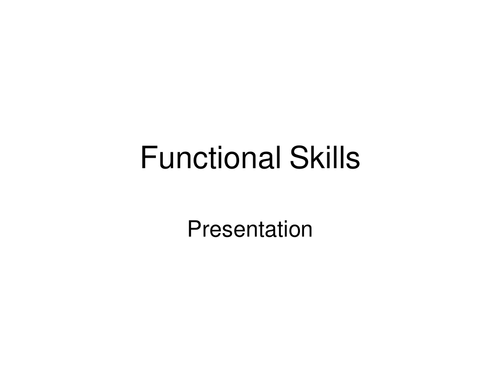 Road Safety presentation- Functional skills | Teaching Resources