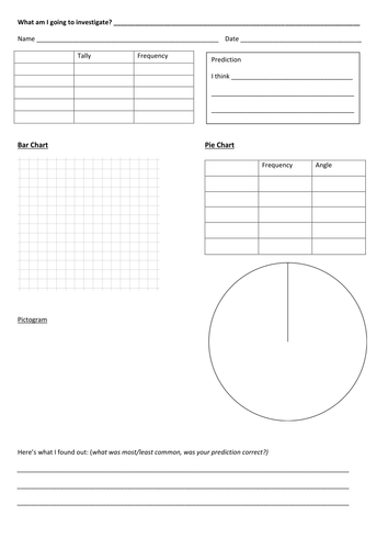 Maths KS3: Data Handling mini project