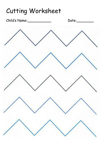 Cutting Worksheets | Teaching Resources