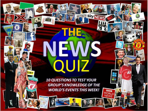 The News Quiz 9th - 13th January 2012 