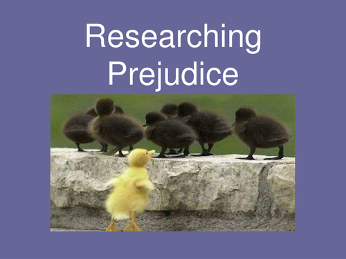 Researching Prejudice