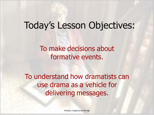 Cream Cracker Dramatic Monologues lesson 1