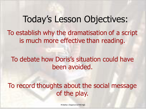 Cream Cracker Dramatic Monologues lesson 3