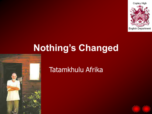 Nothing's Changed Analysis