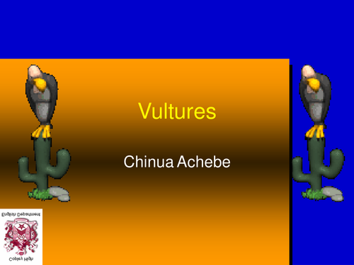 Vultures Poetry Analysis