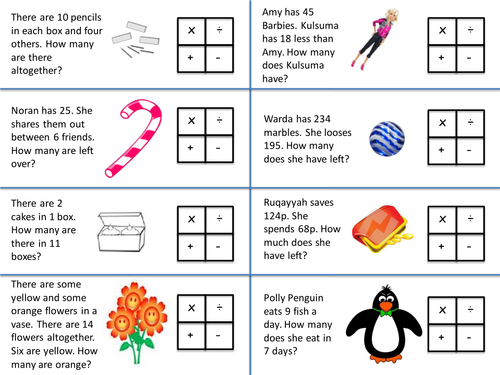 year 2 word problems all operations teaching resources