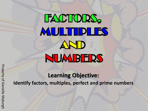 KS3 Maths: Multiples Prime & Perfect Numbers