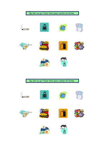 Qu'est-ce qu'il faut faire pour rester en forme?