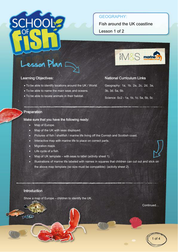 Fish around the UK Coastline