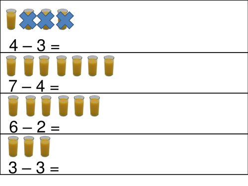 Subtraction from 10 | Teaching Resources