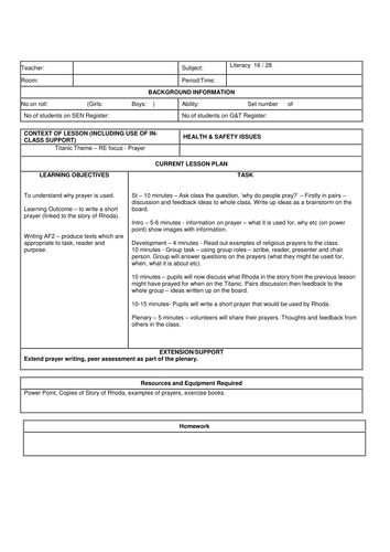 Titanic SOW for Level 2/3 pupils(in KS3) lesson 16