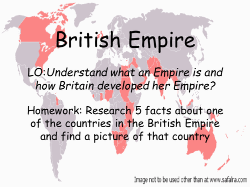 Start of the British Empire