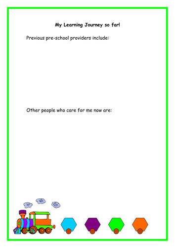 EYFS Learning Journey my journey so far...