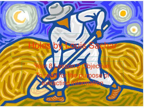 Holes SOW Lesson PPs to support text; lesson 12