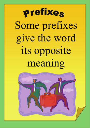 Prefixes