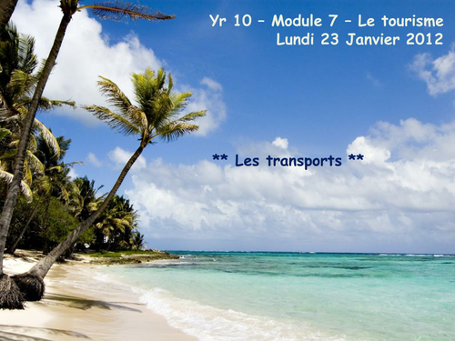 Moyens de transport