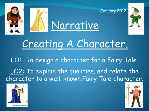 Narrative (3) - Creating Characters