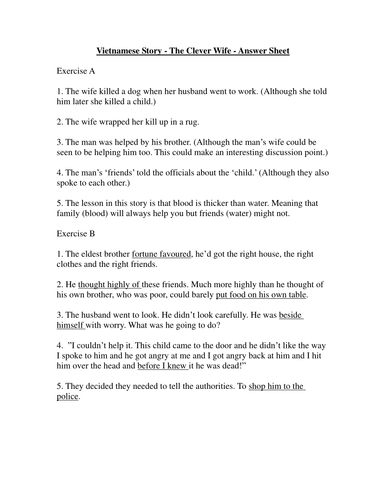 Storytelling from Vietnam: The Clever Wife