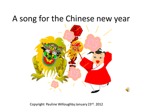 Chinese new year song music by pwilloughby3 - Teaching Resources - Tes