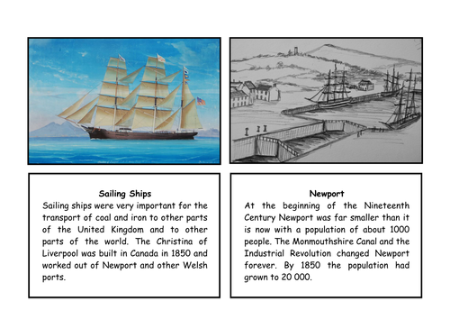 Canal History and Wildlife - Sailing Ship cards