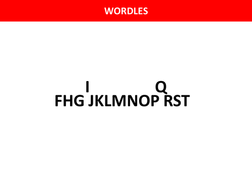 Wordles - Brain teasers