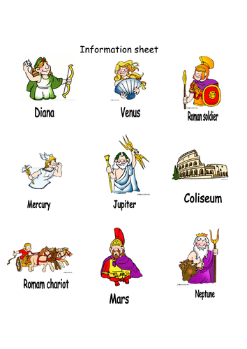 Primary Homework Help Roman Gods