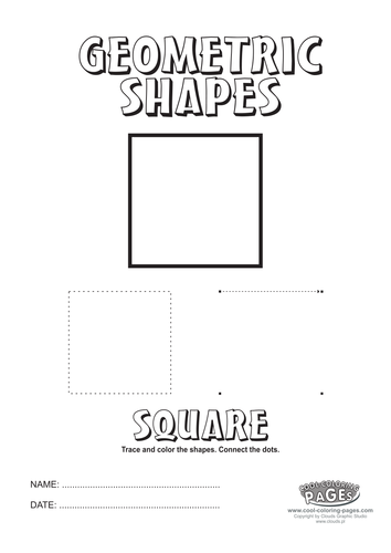 Geometric shapes: Square