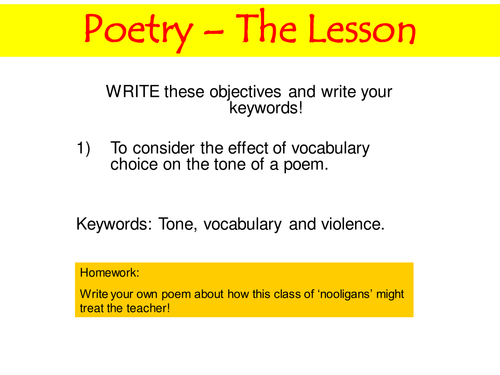 Family Poetry Full Lesson PP - Lesson 4