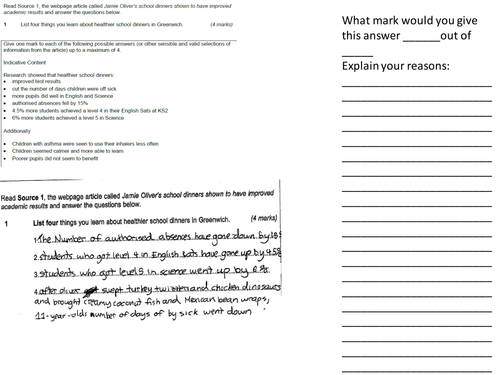 AQA English New Exam Prep. Booklet