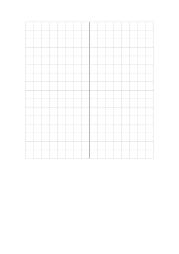 Graph Paper With X And Y Axes Easily Seen Teaching Resources