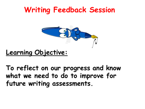 Writing Persuasively - Feedback to Improve