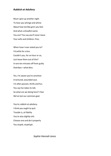 Lesson 7 - Personal Response