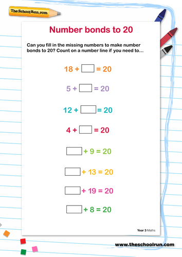 Number bonds to 20 | Teaching Resources