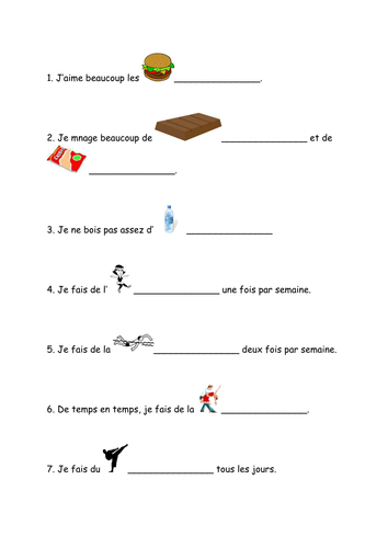 Es-tu en forme ? Expo 3 Vert Module 3