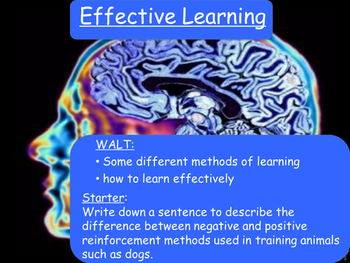 Effective Learning