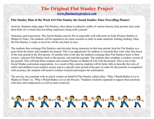 Flat Stanley the time traveller