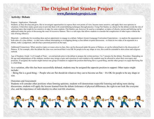 Flat Stanley debates
