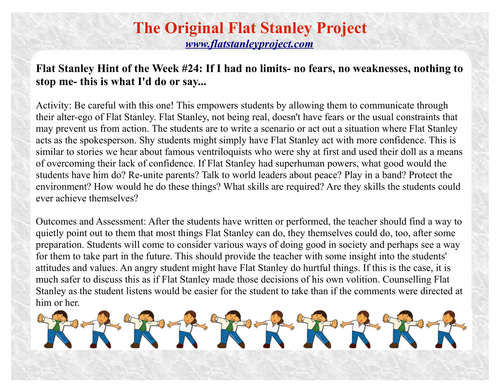 Flat Stanley without limits